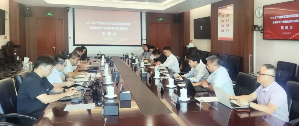 规范流程体系 推进数智转型 | 北新防水产销服业务域流程架构顺利通过质询